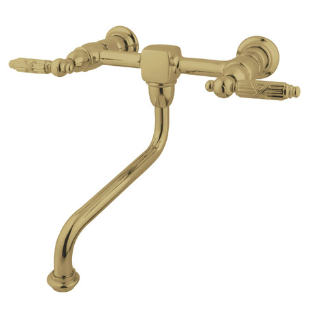 HERITAGE KS1212GL Wall Mount Bathroom Faucet KS1212GL